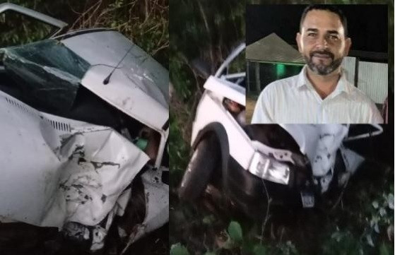 Trabalhador viaja para ver a família, bate em árvores na estrada e morre em MT