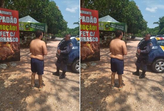 PMs salvam motorista que seguia para o Portão do Inferno pretendendo tirar própria vida