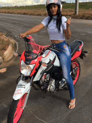 Moradora de MT, rainha do grau já foi detida 8 vezes e coleciona acidentes