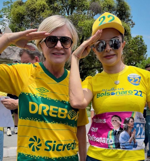 Virginia Mendes e Margareth Buzetti mobilizam movimento de mulheres pró-Bolsonaro