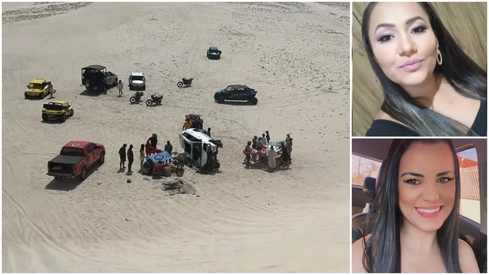 Morre segunda turista de MT vítima de acidente com carro em duna no Ceará