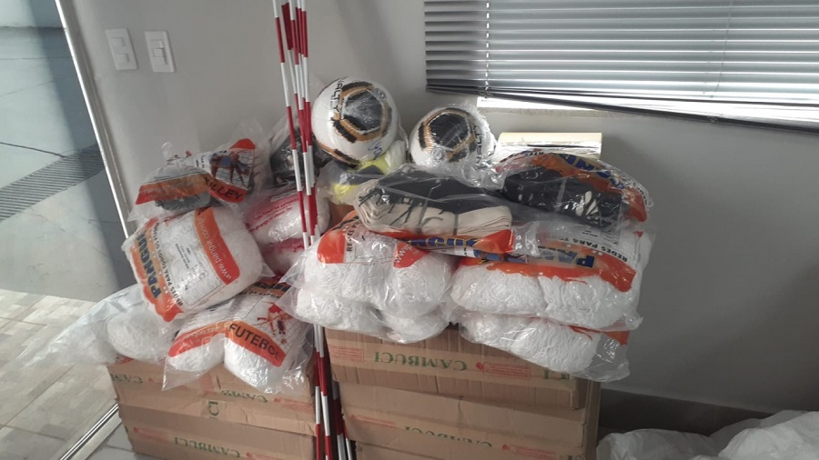 Instituto INCA entrega Kits Esportivos em Alta Floresta mais 17 municípios de Mato Grosso