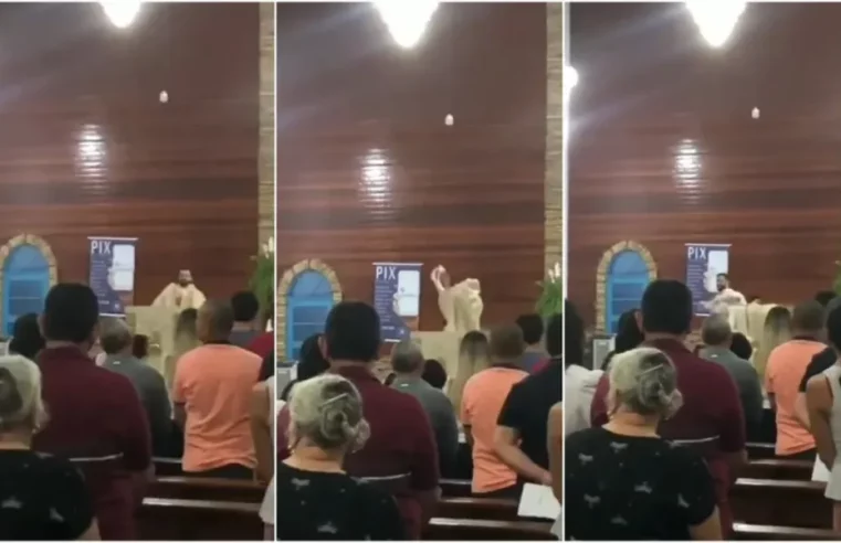Padre abandona a missa após se irritar com apoio de fieis a Lula em igreja de Goiás