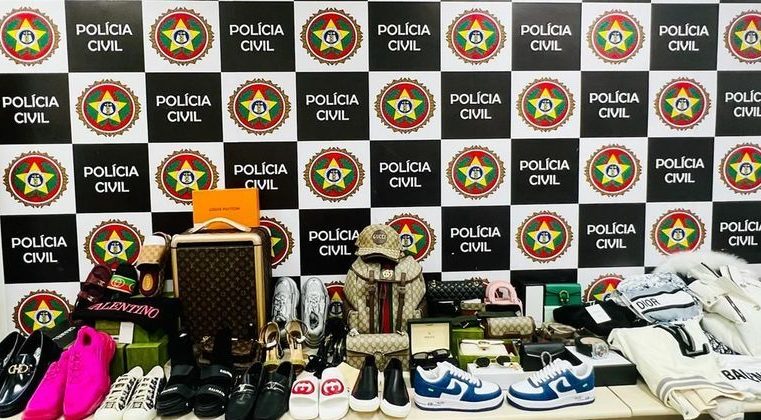 Operação no Rio apreende produtos de luxo falsificados vendidos por lojas virtuais