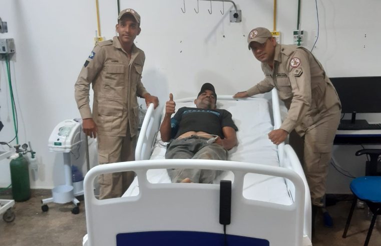 Bombeiros de Guarantã do Norte encontram homem que estava desaparecido há 5 dias em mata em Novo Mundo