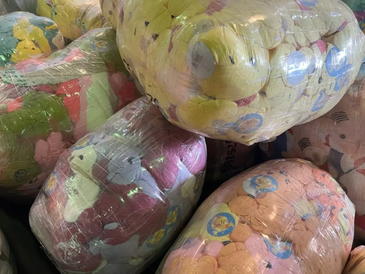 Receita Federal apreende 1,5 tonelada de bichinhos de pelúcia vindos do exterior