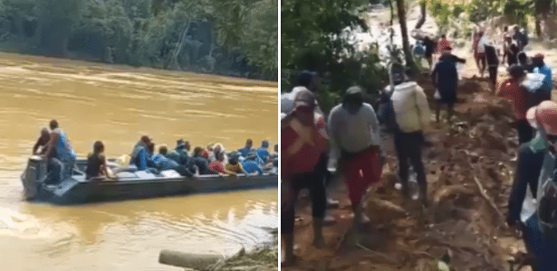Garimpeiros pedem socorro ao governo para sair de terra Yanomami