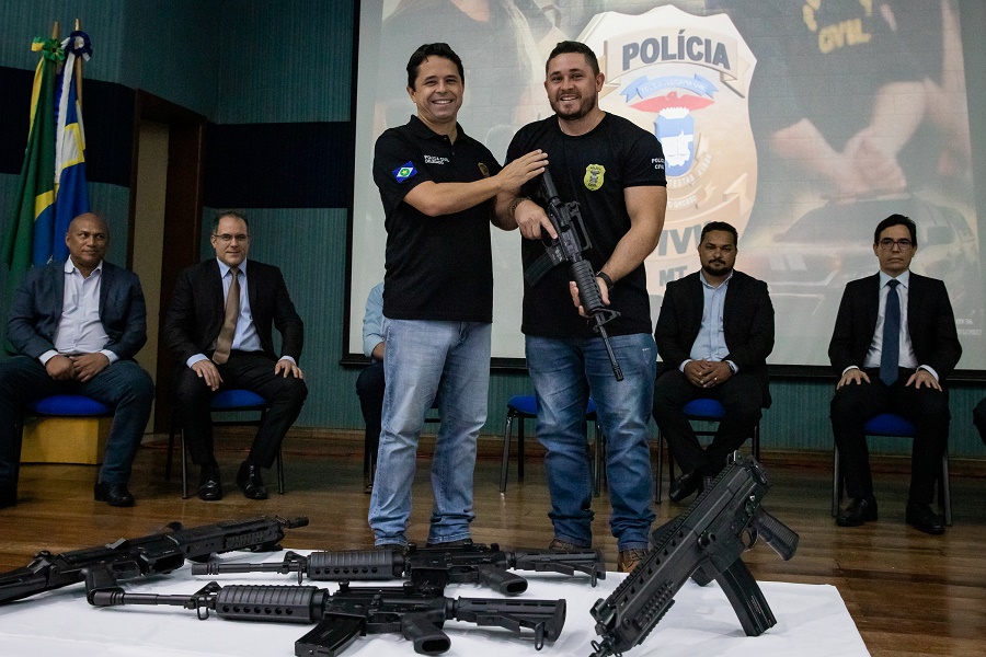 Polícia Civil recebe investimentos de R$ 357 mil na aquisição de fuzis 556
