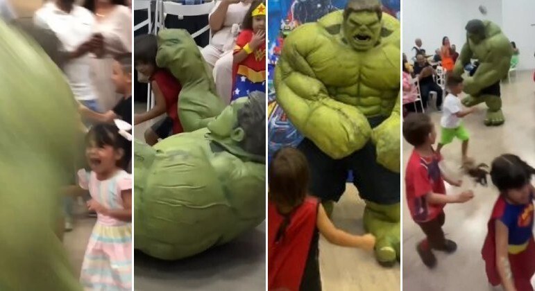 Hulk revirado em ‘energia caótica’ toca o terror durante festinha de aniversário em MG