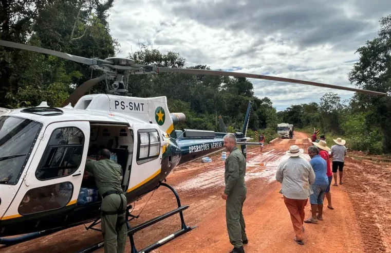 Governador decreta situação de emergência na MT-170 devido aos atoleiros