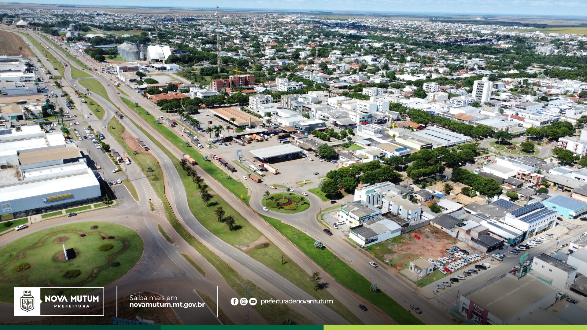 Trânsito da BR-163 em Nova Mutum será desviado para as perimetrais devido às obras do viaduto