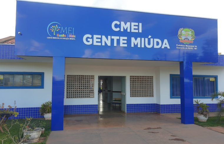 Prefeitura e secretaria de educação, realiza melhorias na infraestrutura do CMEI Gente Miúda.