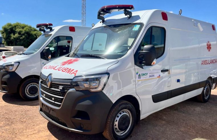 Novas ambulâncias reforçarão atendimentos à população em Sinop
