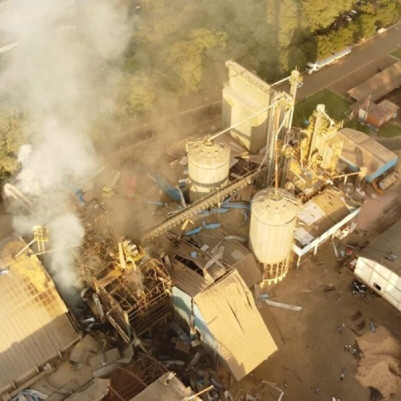 Sobe para 8 o número de mortos nas explosões em silo de cooperativa agroindustrial de Palotina