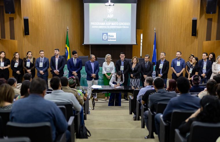 Gestores do Estado de MT aderem à Agenda Ambiental na Administração Pública (A3P)