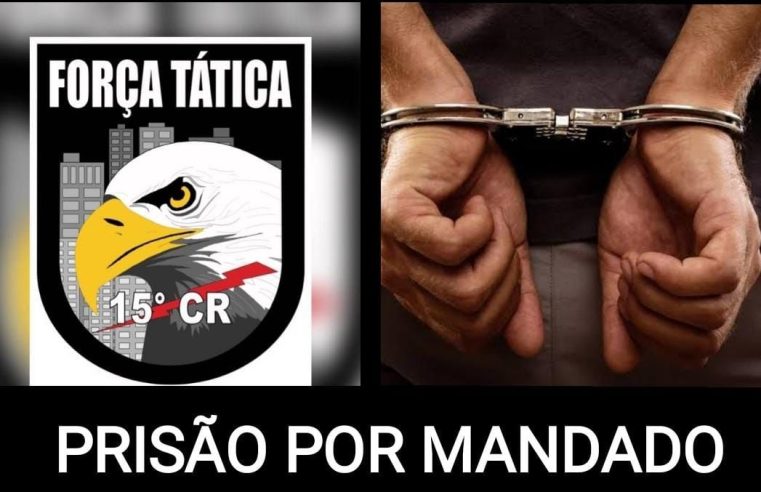 Guarantã do Norte: Força Tática prende homem com mandado de prisão em aberto pelo não pagamento de pensão alimentícia