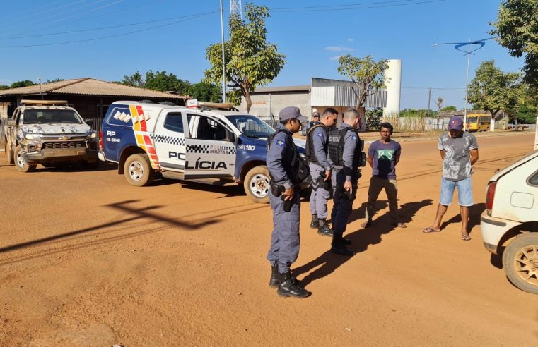 15.º Comando Regional de  Polícia Militar  realiza ações preventivas de segurança no Distrito de Analândia, município de Marcelândia.