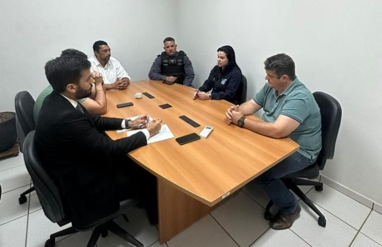 SESP-MT, Ministério público, Forças de segurança e prefeitura se reúnem para tratar sobre ações de segurança pública em Guarantã do Norte.