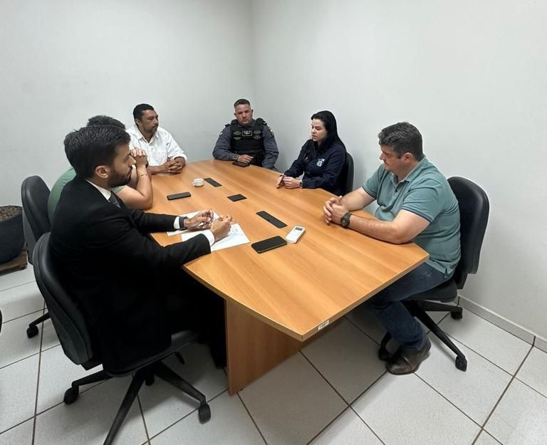 SESP-MT, Ministério público, Forças de segurança e prefeitura se reúnem para tratar sobre ações de segurança pública em Guarantã do Norte.