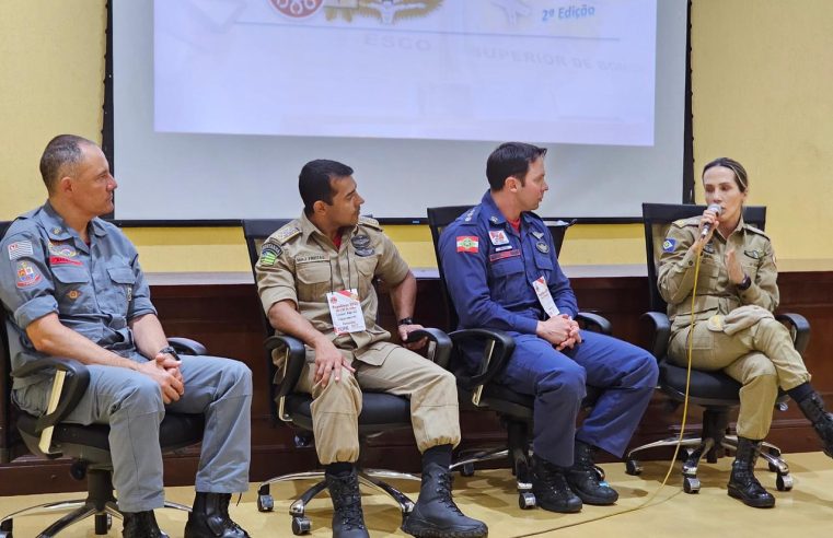 Bombeira Militar de Mato Grosso palestra no maior evento de salvamento em altura da América Latina