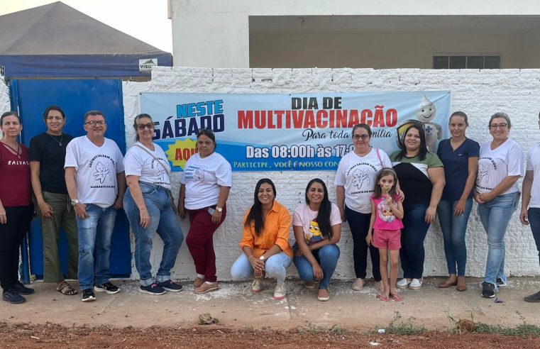 Bairro Santa Marta, em Guarantã do Norte, recebeu o projeto SAÚDE NO BAIRRO com atendimentos e a Campanha de Multivacinação.