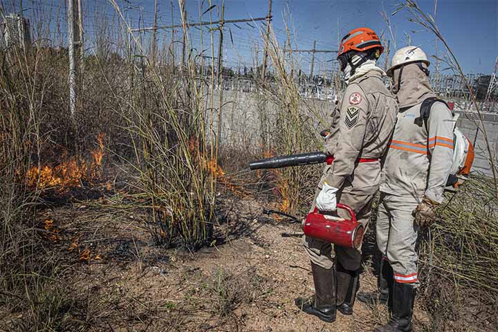 Bombeiros reforçam combate aos incêndios florestais com capacitação de funcionários da Energisa