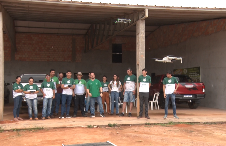 Sindicato Rural de Guarantã do Norte em parceria com o SENAR-MT, Realizou o curso de Operação de Drone