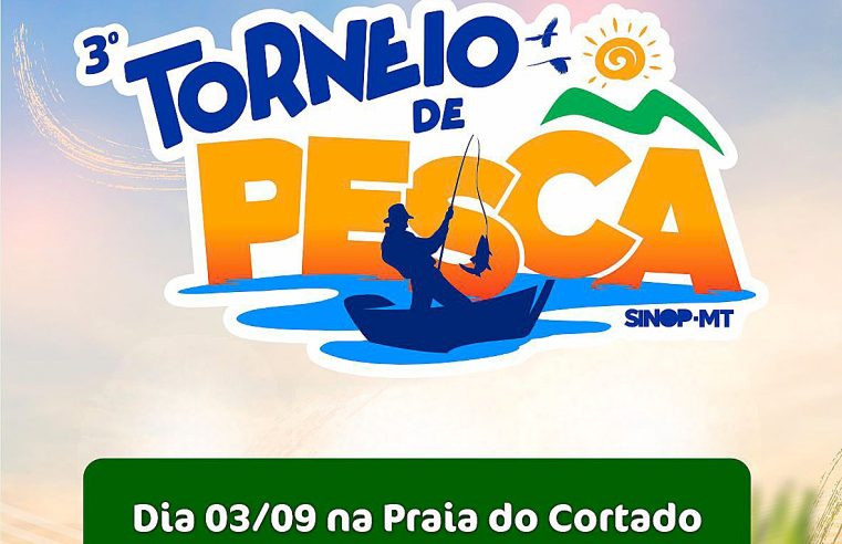 3ª edição do Torneio de Pesca terá premiação para participantes e escolha do rei e rainha do rio