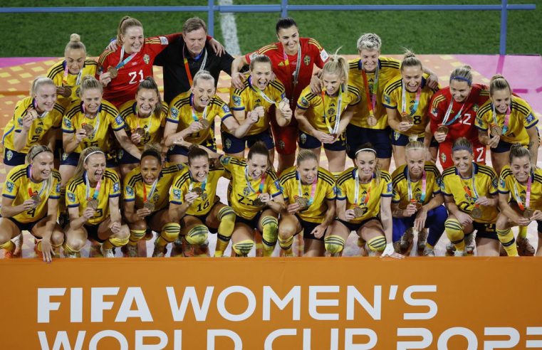 Suécia domina Austrália e garante terceiro lugar da Copa do Mundo