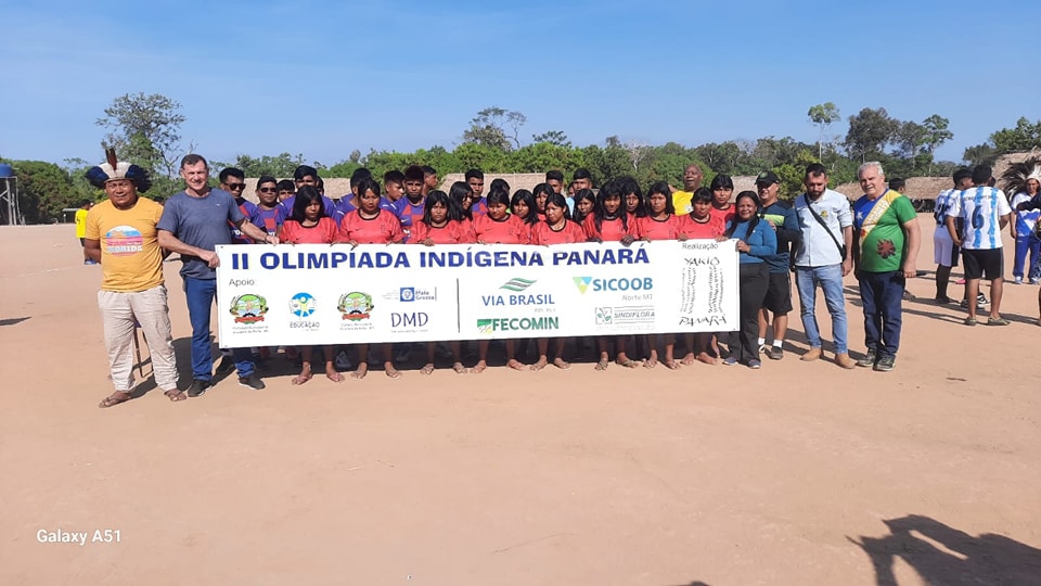 Via Brasil BR 163 e FECOMIN marcam presença na II Olimpíada Indígena Panará