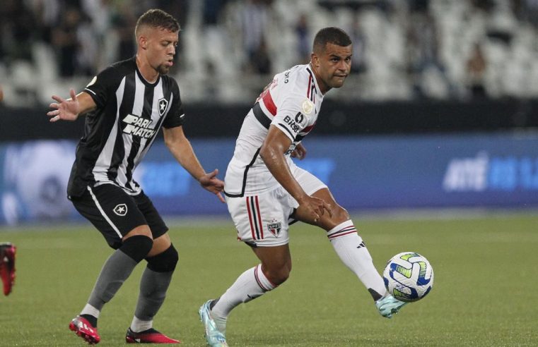Brasileiro: São Paulo tenta tirar pontos do líder Botafogo no Morumbi