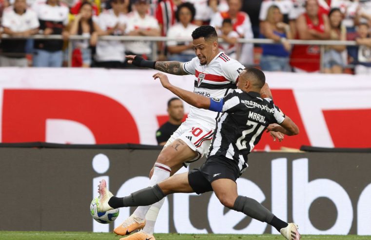 Esportes Botafogo e São Paulo ficam no 0 a 0 no estádio do Morumbi