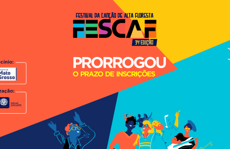 34º FESCAF prorroga o prazo para inscrições até dia 11/08