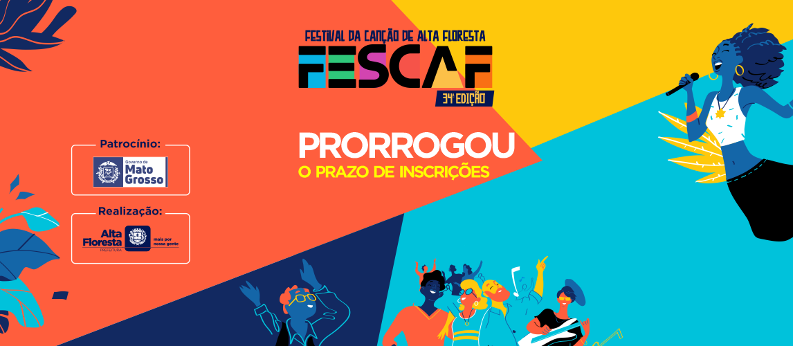 34º FESCAF prorroga o prazo para inscrições até dia 11/08