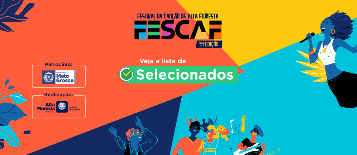 Secretaria de Cultura e Juventude divulga os selecionados para o 34º FESCAF