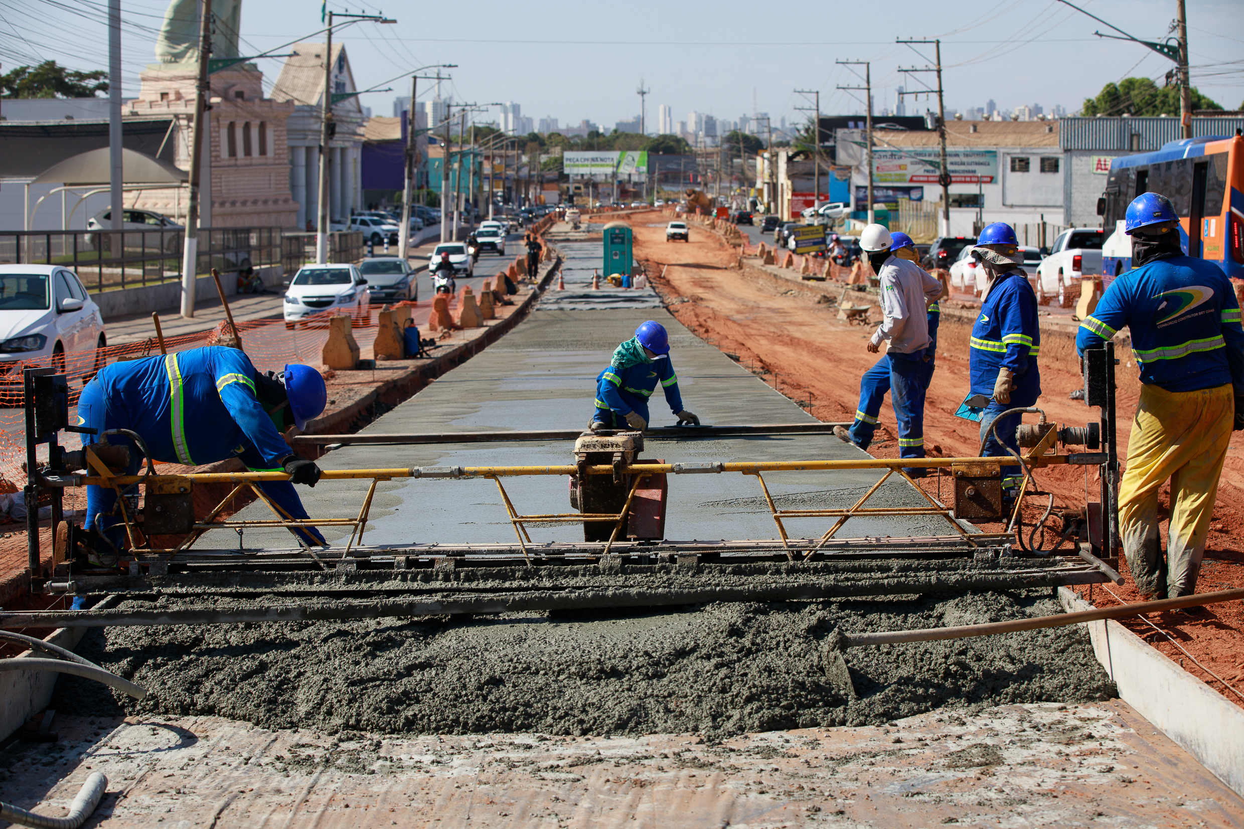 Governo de MT avança com as obras do BRT em Várzea Grande