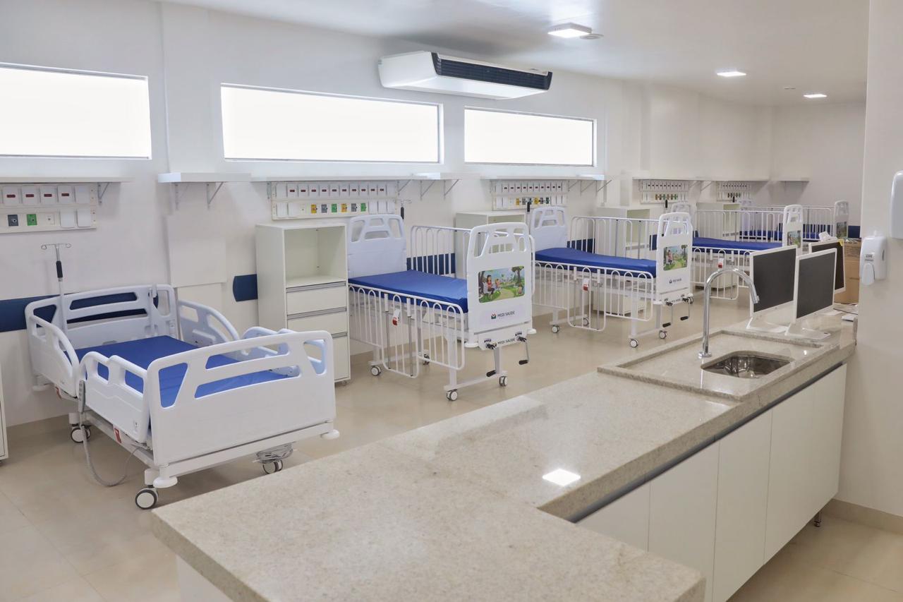 Hospital Regional de Sinop começa a receber pacientes em novos leitos pediátricos