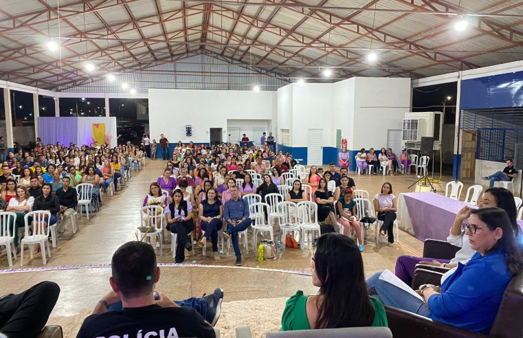 Secretaria Municipal de Saúde e Comitê Mulher do Sicredi promoveram a roda de conversa “Agosto Lilás” em Guarantã do Norte.