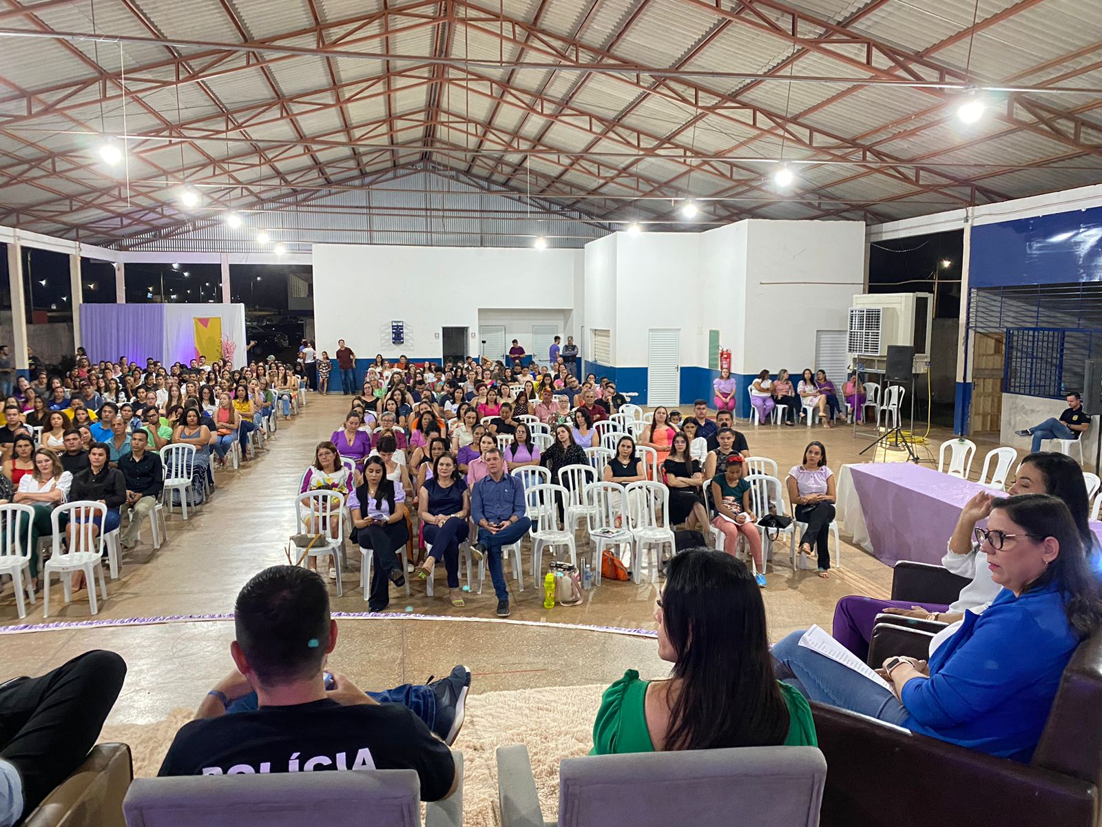 Secretaria Municipal de Saúde e Comitê Mulher do Sicredi promoveram a roda de conversa “Agosto Lilás” em Guarantã do Norte.