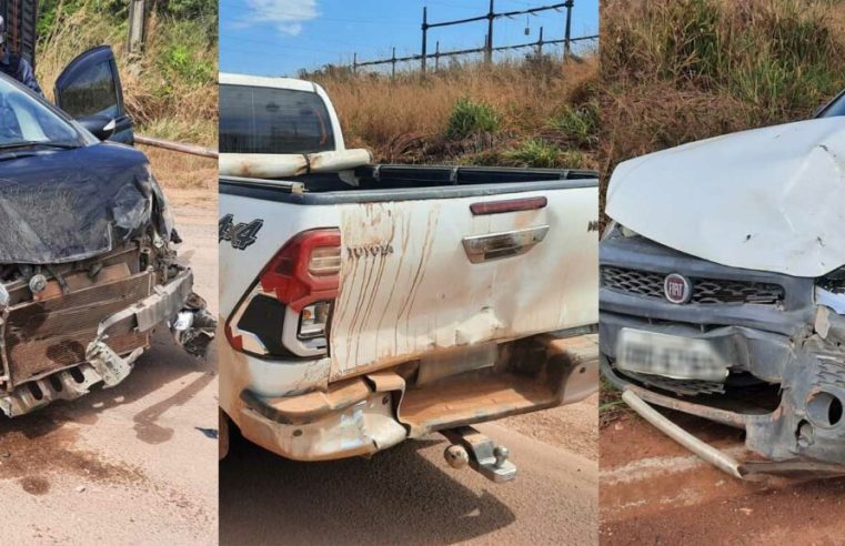 Alta Floresta: acidente envolve três veículos na MT-208; casal de idosos é socorrido