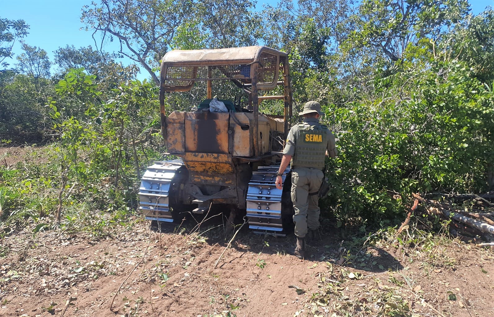 Apenas 3,4% das máquinas e veículos apreendidos são destruídos por não terem possibilidade de remoção