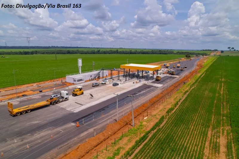 ANTT autoriza aumentar tarifa em praça de pedágio em trecho da BR-163 de Sinop ao Pará
