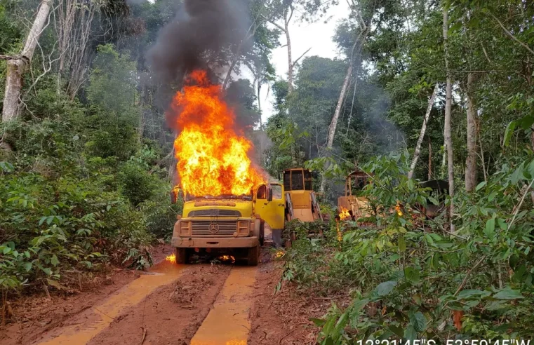 Justiça proíbe Sema de destruir maquinários apreendidos em operações contra crimes ambientais em MT