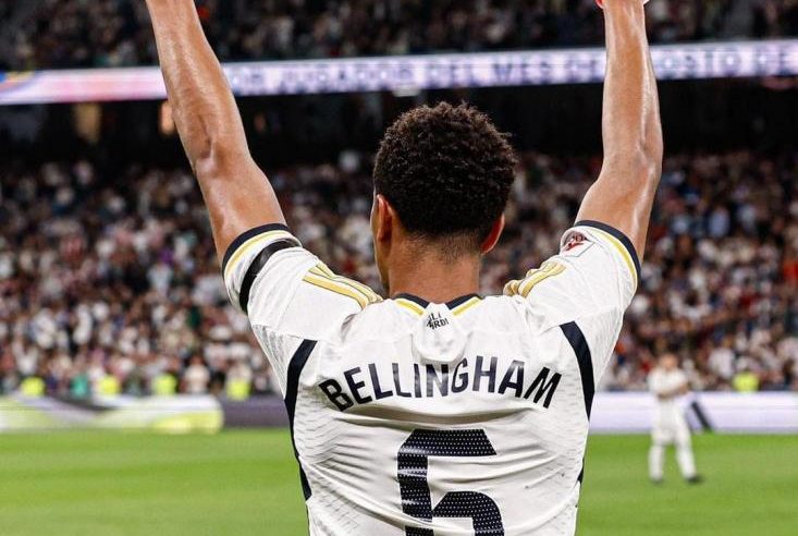 Bellingham decide nos acréscimos e Real Madrid vence em estreia na Liga dos Campeões