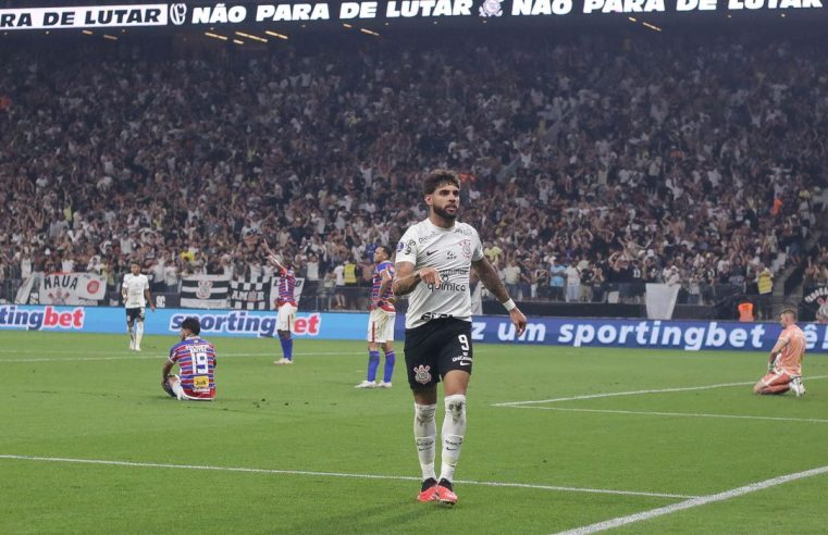 Sul-Americana: Corinthians e Fortaleza ficam no 1 a 1 na ida da semi