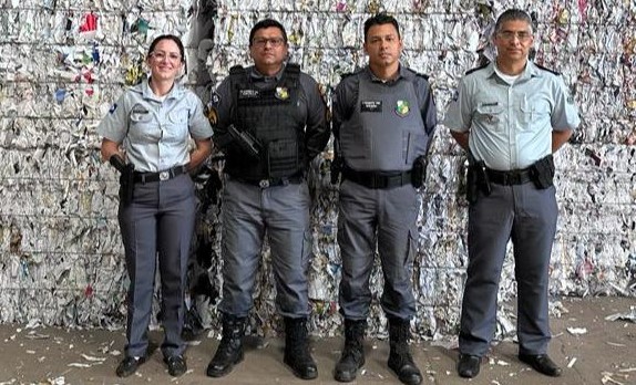 Polícia Militar envia 637 kg de documentos sem validade para reciclagem