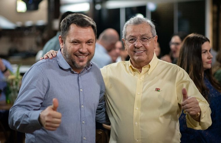 Presidente Valcimar participa de Inauguração em Cuiabá e mantém contato com a alta cúpula da política mato-grossense.