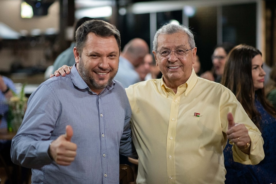 Presidente Valcimar participa de Inauguração em Cuiabá e mantém contato com a alta cúpula da política mato-grossense.