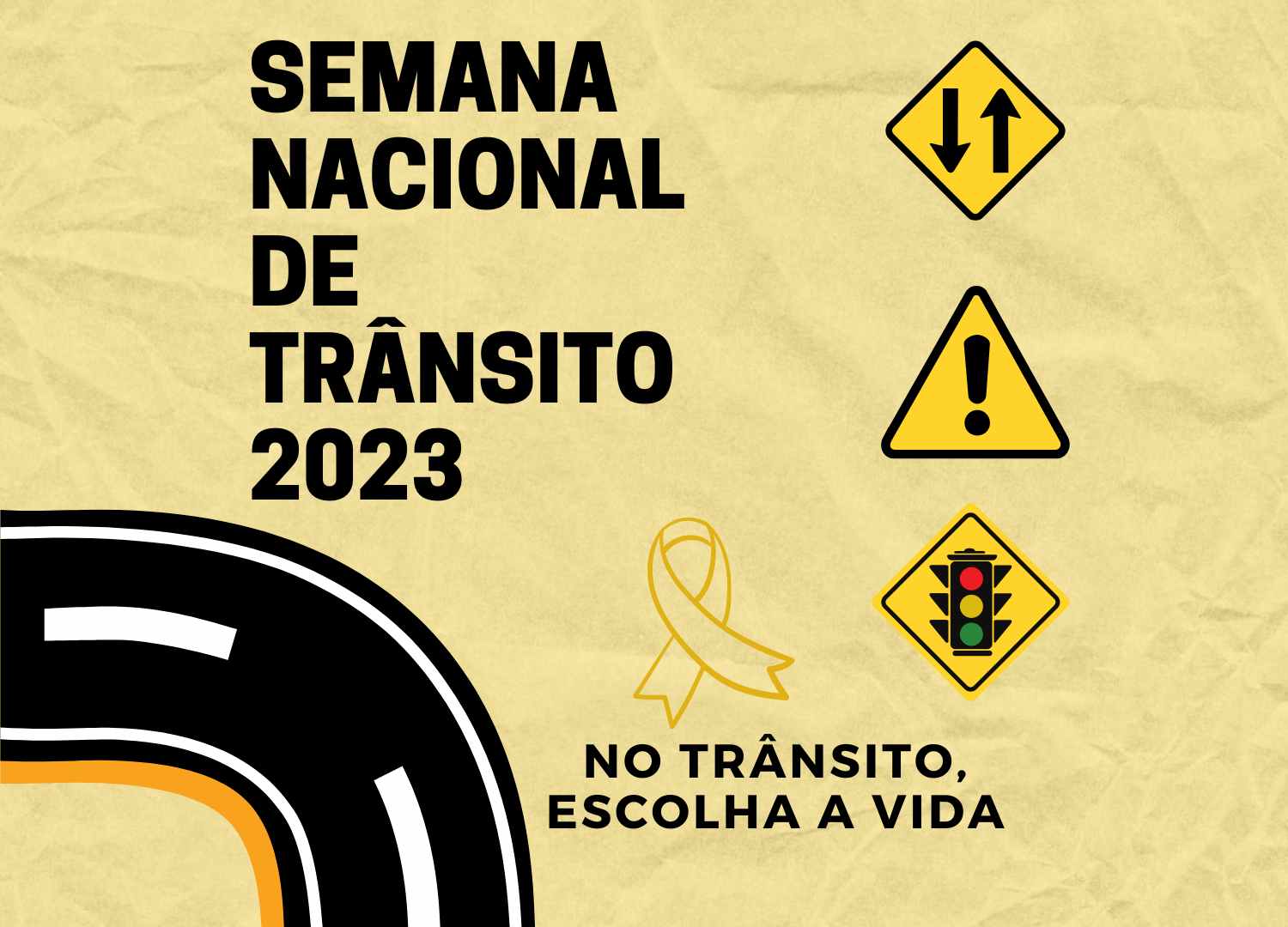 Semana Nacional de Trânsito e Mobilidade será de 18 a 22 de setembro, se mobilize!