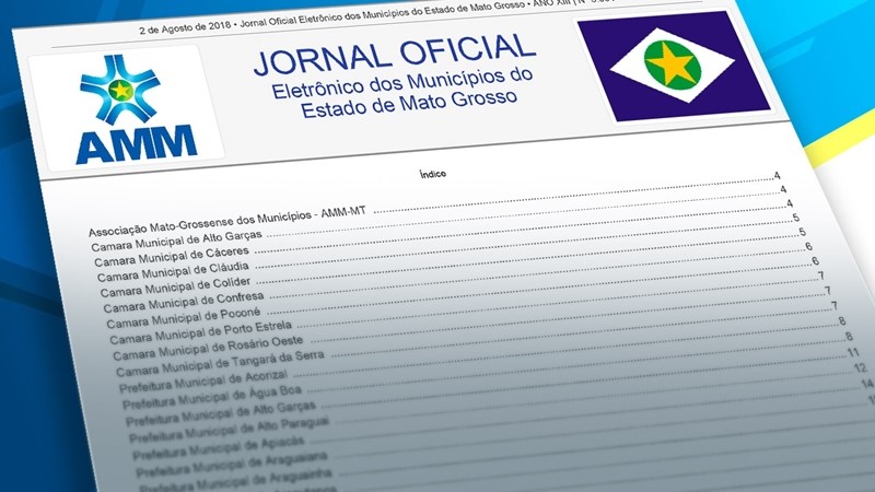 Jornal Oficial garante mais de R$ 4 milhões de economia para os municípios